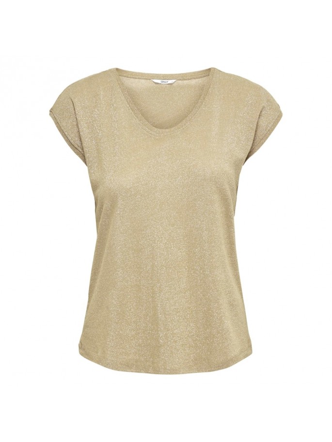Only SILVERY Camiseta manga corta...