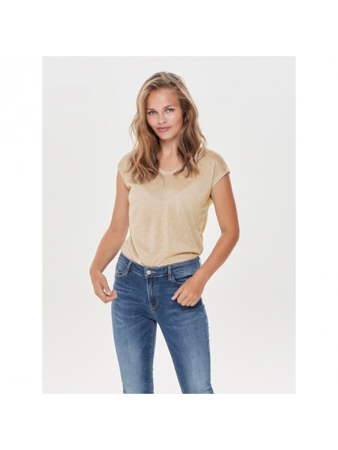 Only SILVERY Camiseta manga...