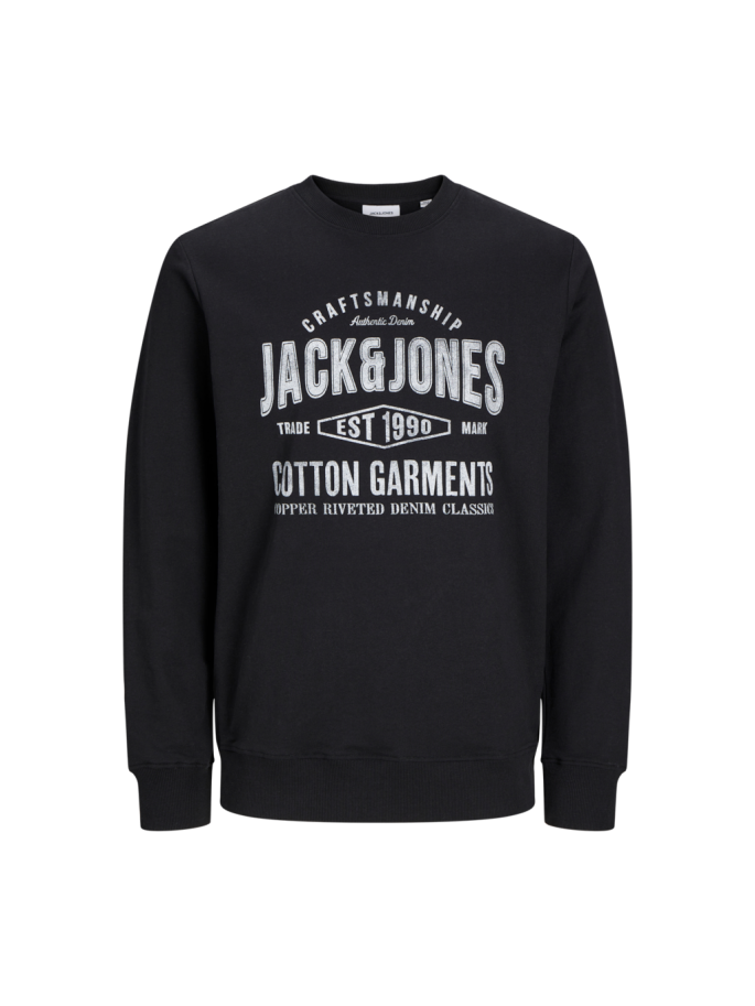 JJJEANS SWEAT O-NECK NEGRO