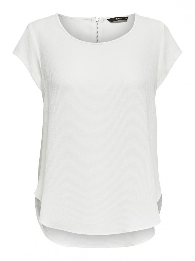 Only VIC Top con cremallera Color... Only VIC Top con cremallera Color...