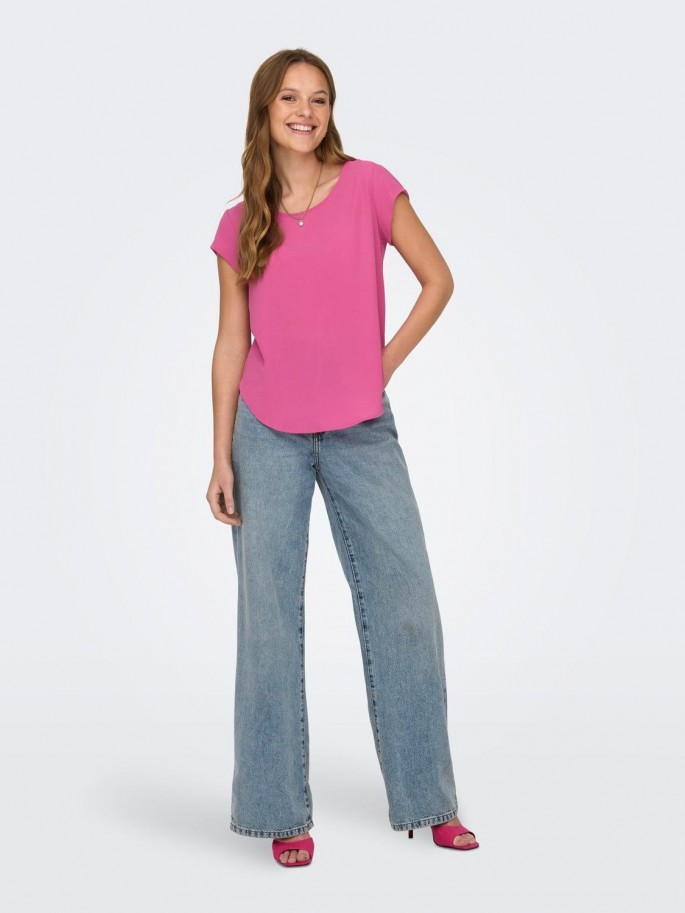 Only VIC Top con cremallera Color... Only VIC Top con cremallera Color...
