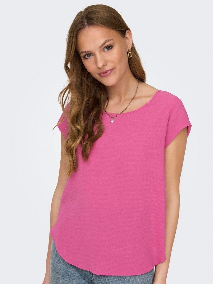 Only VIC Top con cremallera Color... Only VIC Top con cremallera Color...
