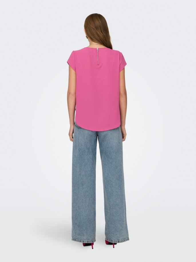 Only VIC Top con cremallera Color... Only VIC Top con cremallera Color...