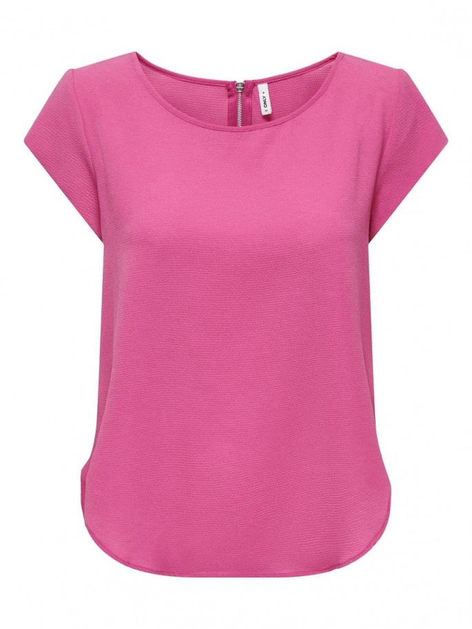 Only VIC Top con cremallera Color... Only VIC Top con cremallera Color...