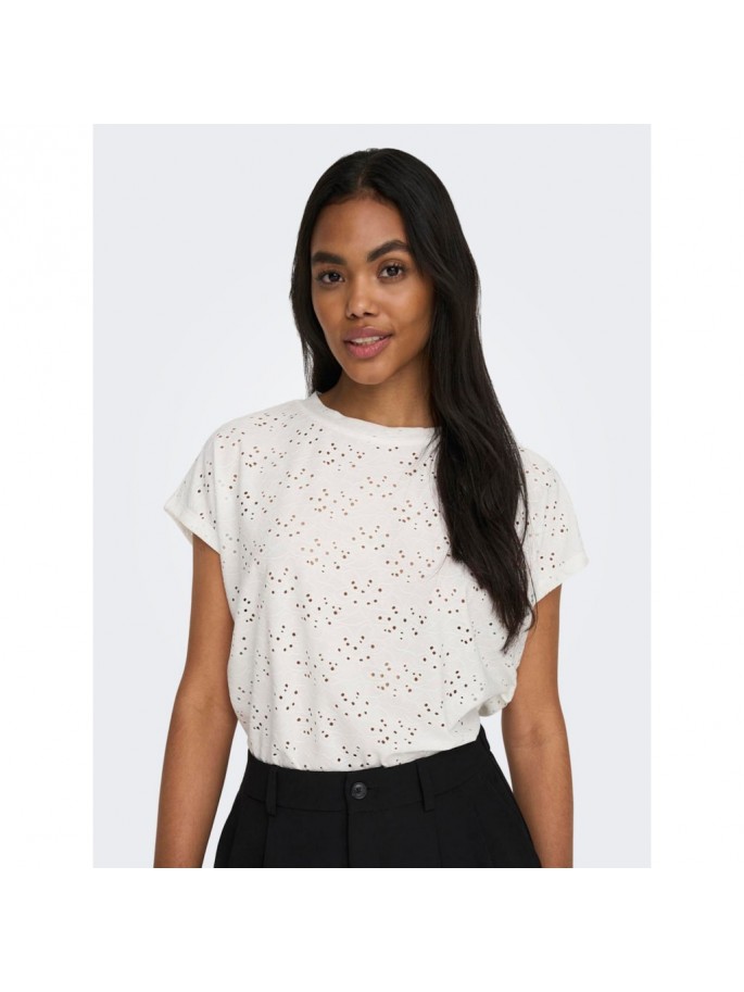 Only SMILLA Top Color Blanco -...