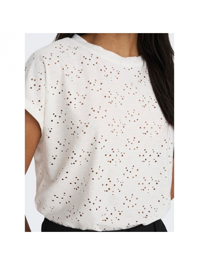 Only SMILLA Top Color Blanco -...