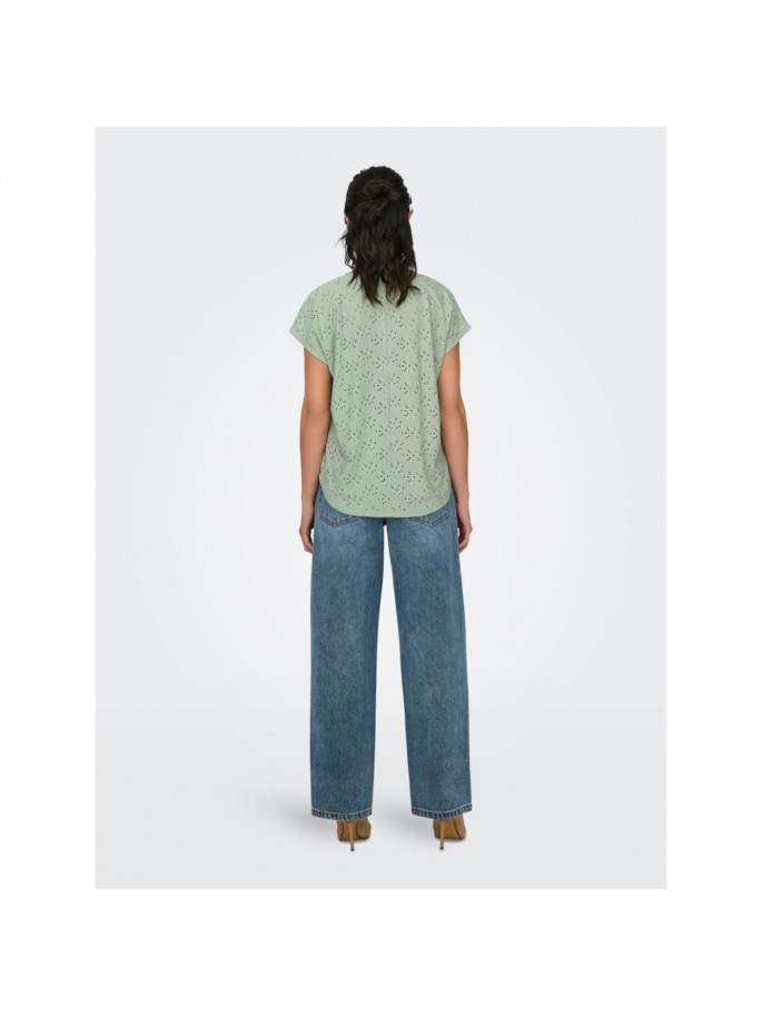 Only SMILLA Top Color Verde Claro -...