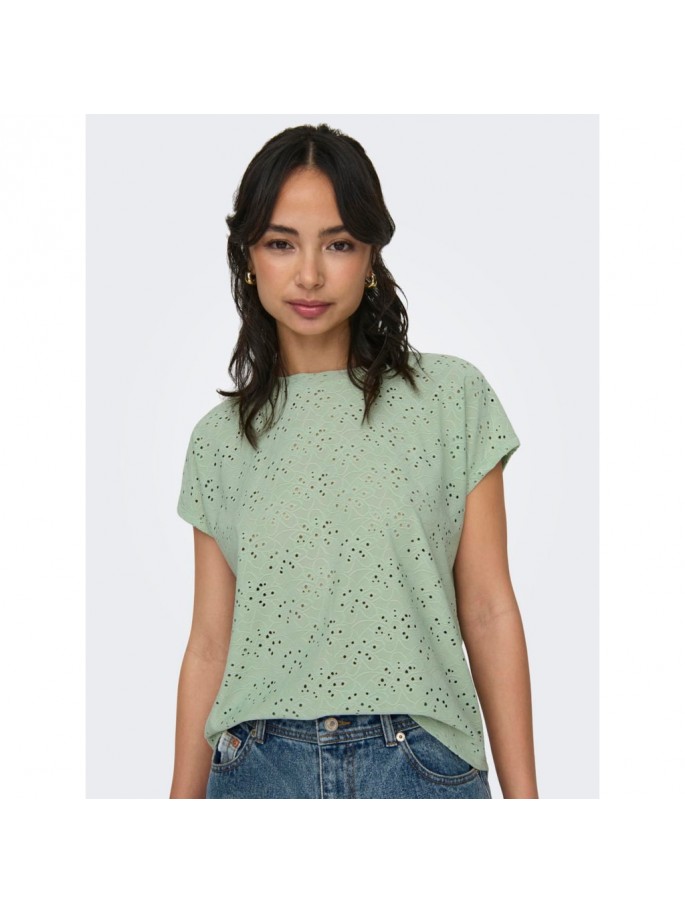 Only SMILLA Top Color Verde Claro -...