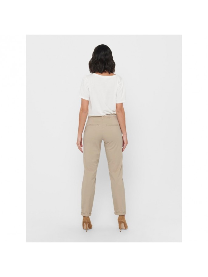 Only BIANA Pantalón con cinturon de... Only BIANA Pantalón con cinturon de...