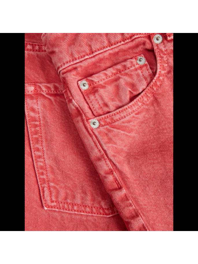 JJXX LAURA Short Vaquero Color Rojo -...