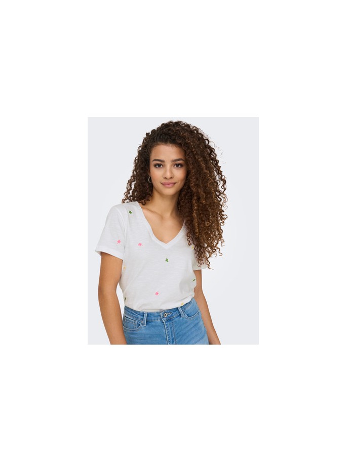 Only KETTY Top cuello en V...