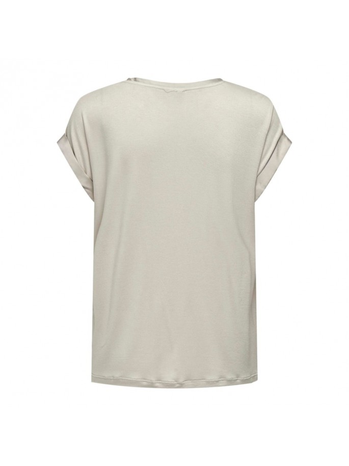 Only LIEKE Top Satín Color Beige -...