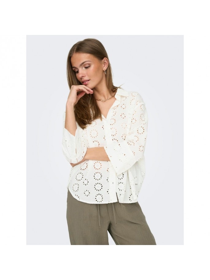 JDY TALLIE Camisa larga Color Blanco...