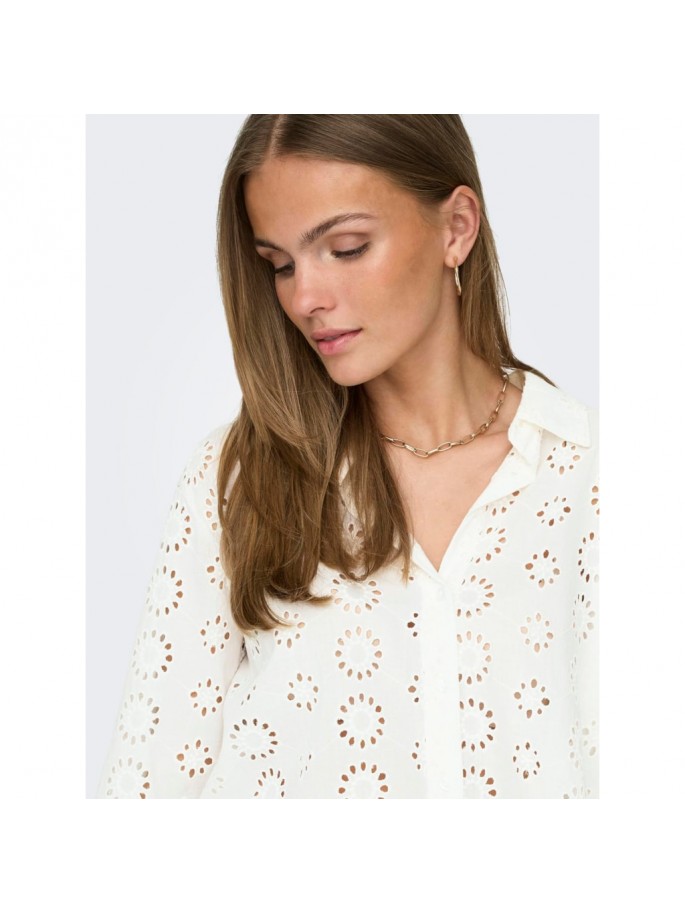 JDY TALLIE Camisa larga Color Blanco...