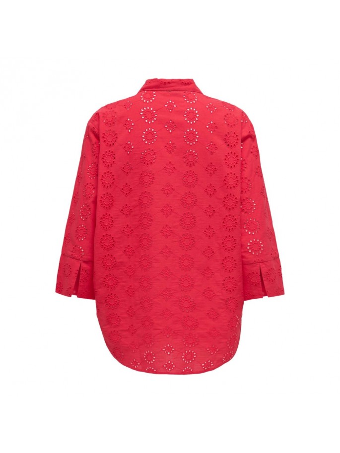 JDY TALLIE Camisa larga Color Rojo -...