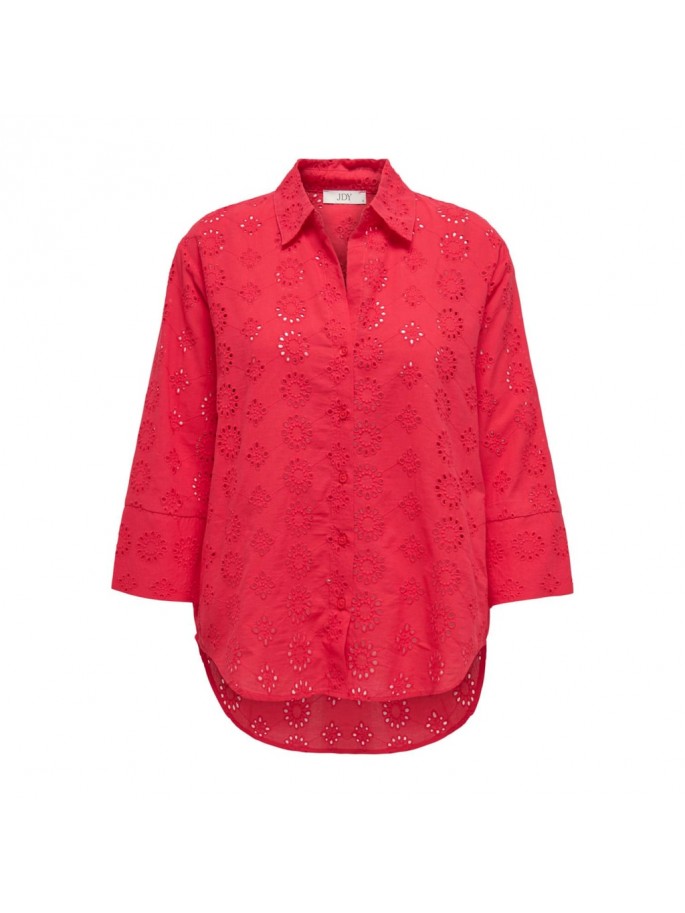 JDY TALLIE Camisa larga Color Rojo -...