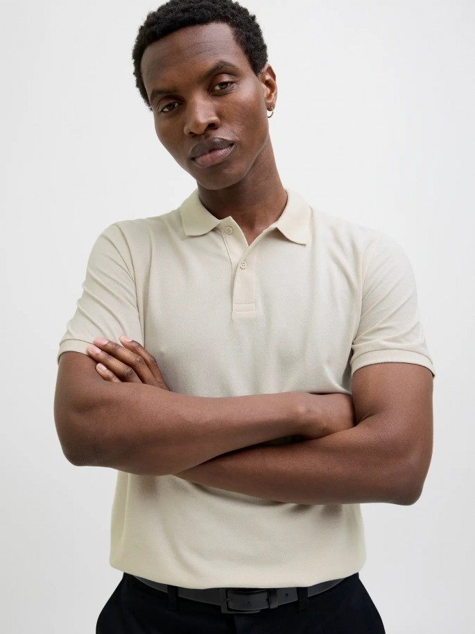 Jack & Jones KANE POLO Color Beige -... Jack & Jones KANE POLO Color Beige -...