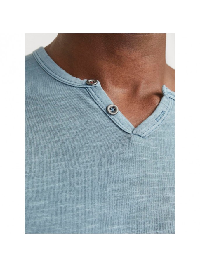 JJESPLIT NECK TEE SS NOOS AZUL OCEANO JJESPLIT NECK TEE SS NOOS AZUL OCEANO