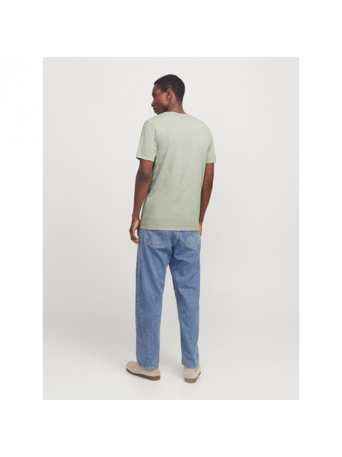 JJESPLIT NECK TEE SS NOOS GRIS VERDOSO JJESPLIT NECK TEE SS NOOS GRIS VERDOSO