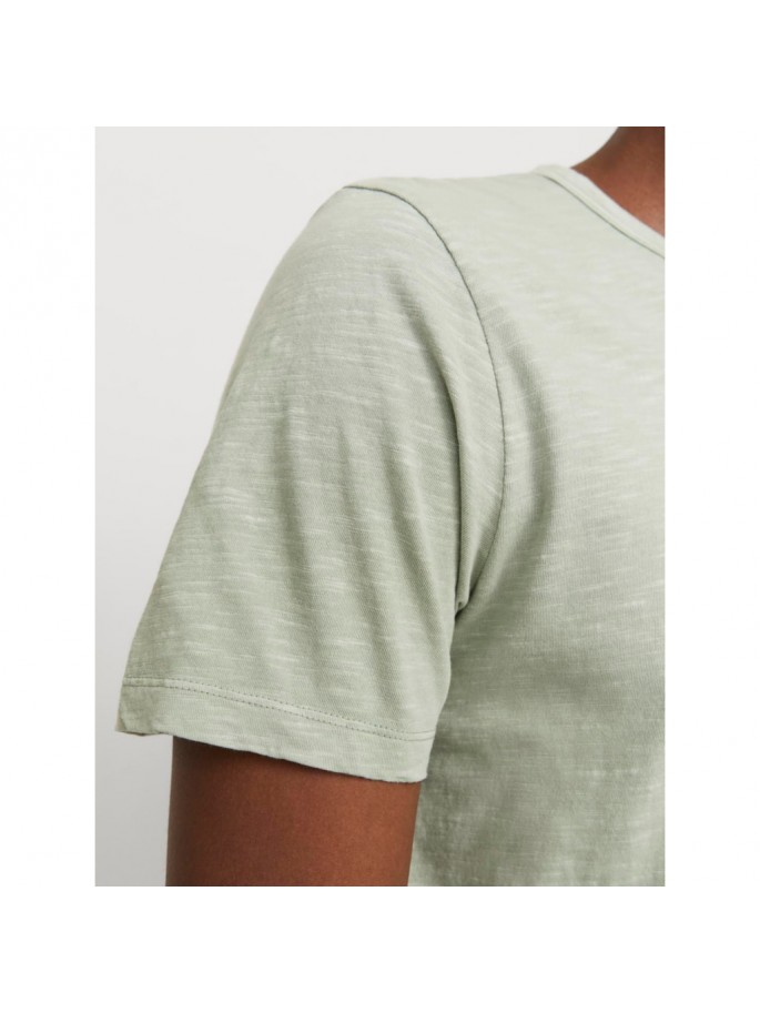 JJESPLIT NECK TEE SS NOOS GRIS VERDOSO JJESPLIT NECK TEE SS NOOS GRIS VERDOSO