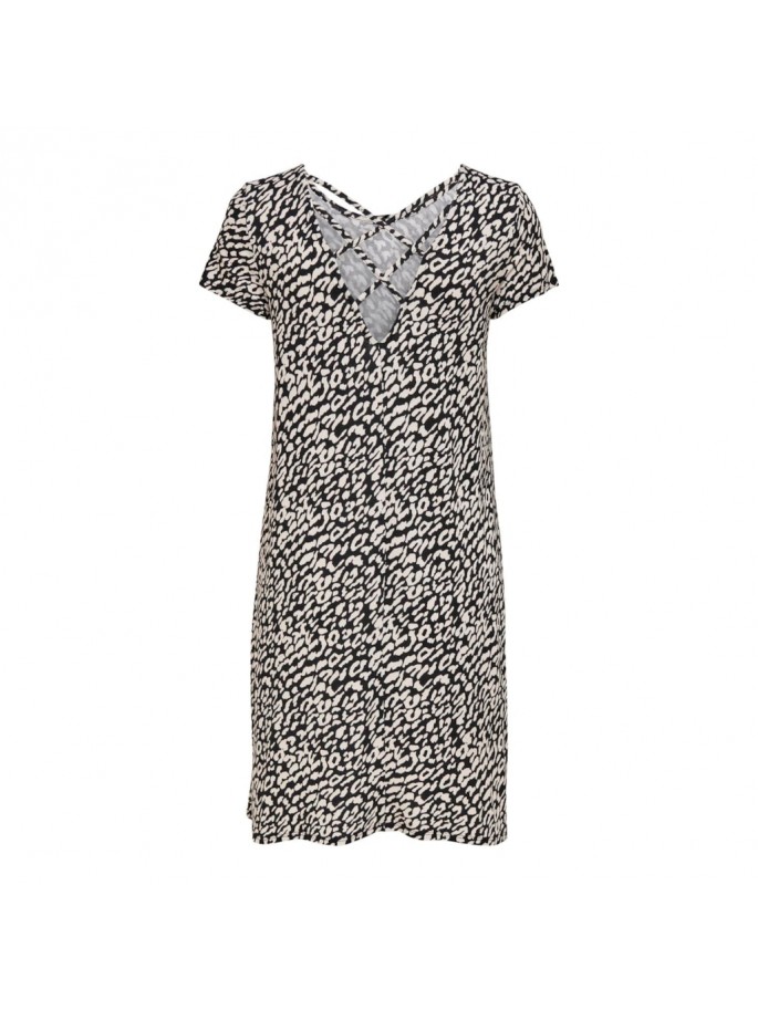 Only BERA Vestido con cordones en la... Only BERA Vestido con cordones en la...