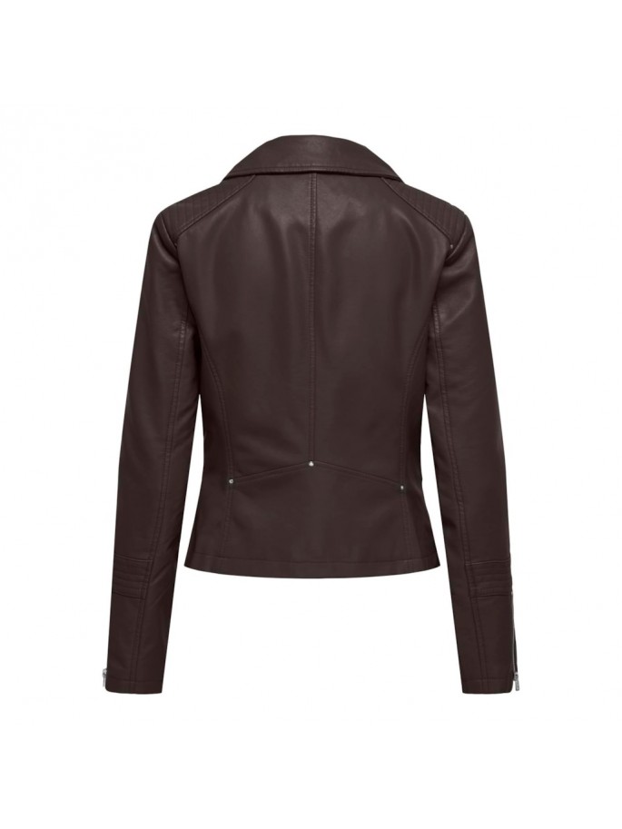 Only GEMMA FAUX Biker de piel Color...