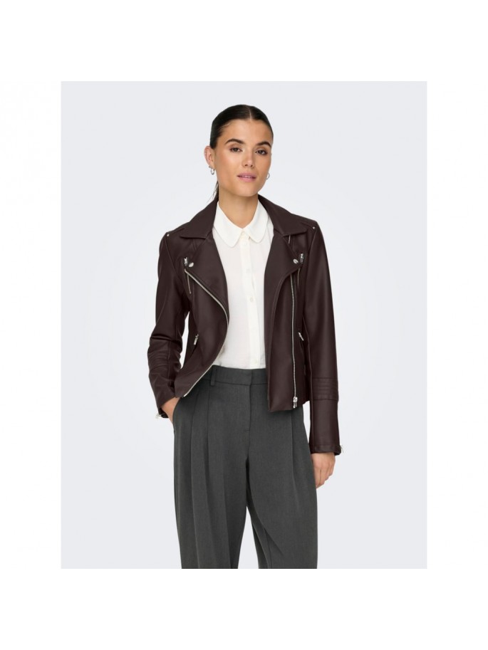 Only GEMMA FAUX Biker de...