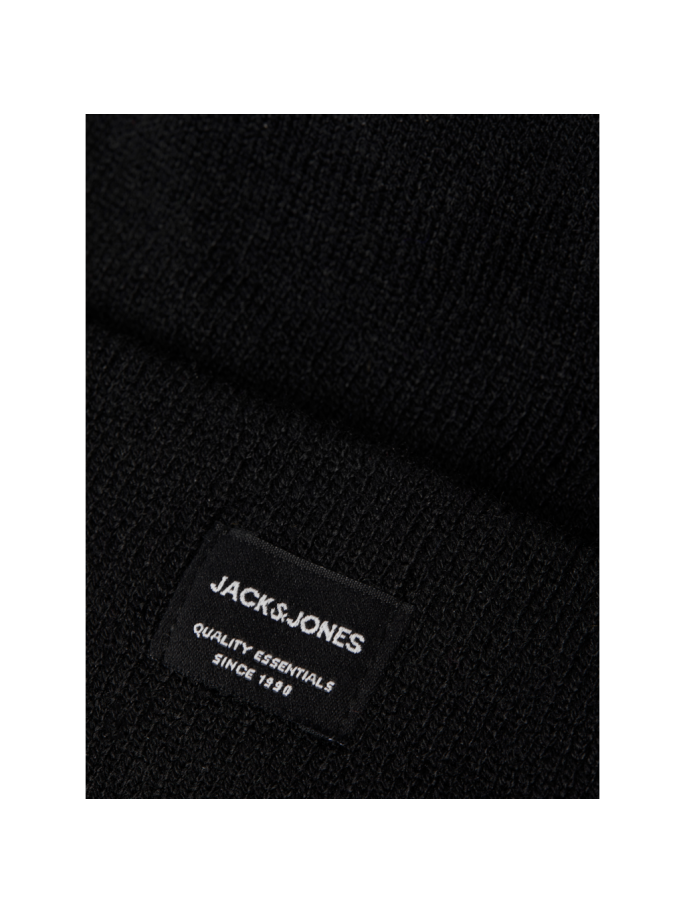 JACK & JONES DNA BEANIE COLOR NEGRO -...