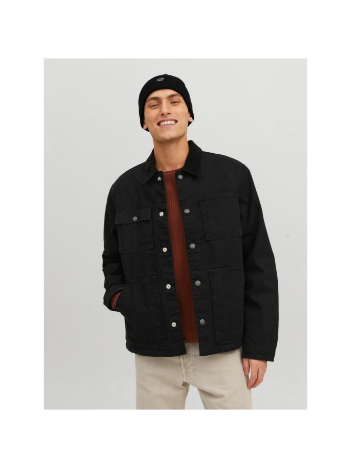 JACK & JONES DNA BEANIE COLOR NEGRO -...