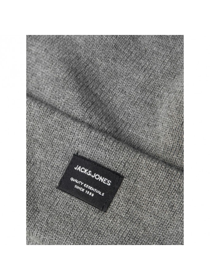JACK & JONES DNA BEANIE COLOR GRIS...