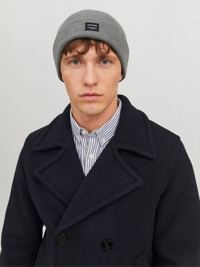 JACK & JONES DNA BEANIE COLOR GRIS...