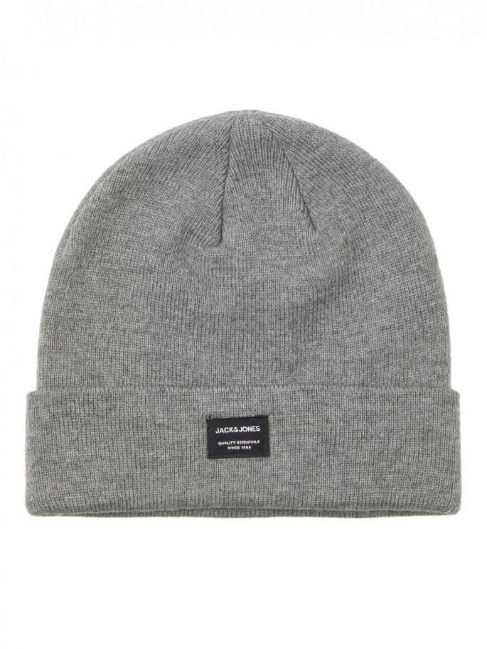 JACK & JONES DNA BEANIE COLOR GRIS...