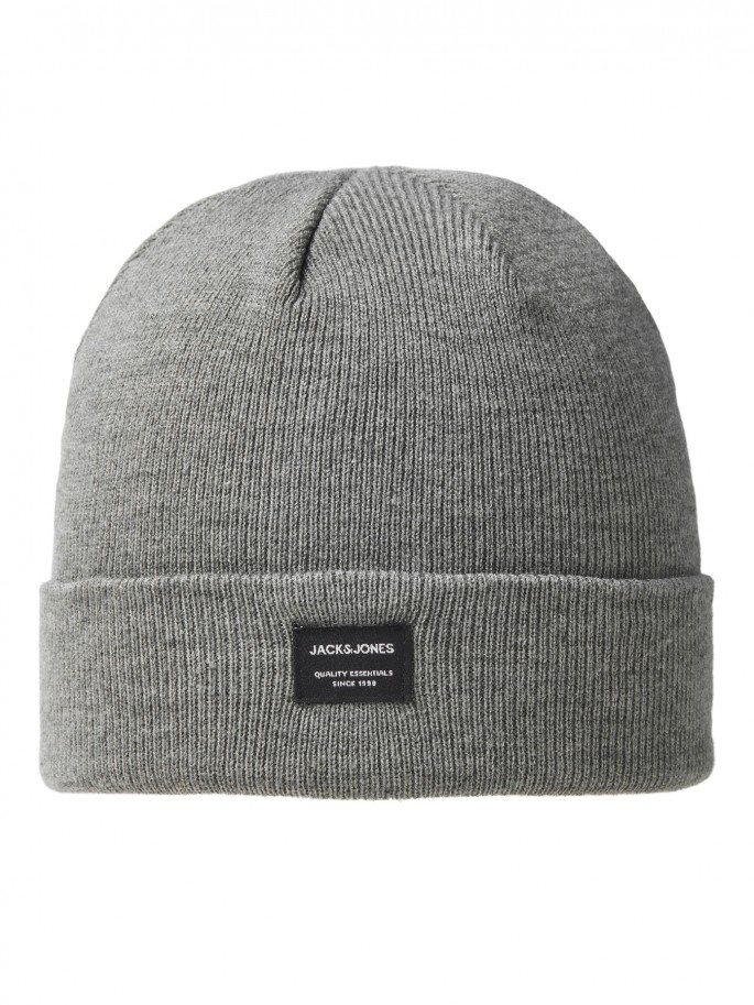 JACK & JONES DNA BEANIE COLOR GRIS...