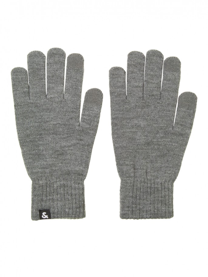 JACK & JONES BARRY GUANTES COLOR GRIS...