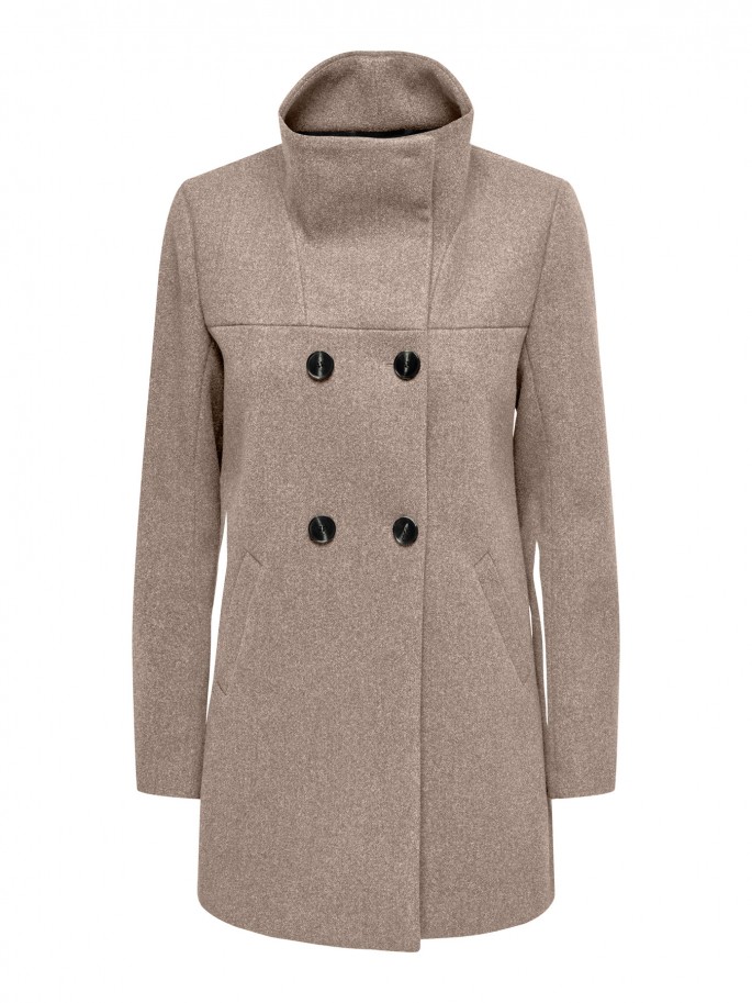 ONLY BLAKE ABRIGO COLOR BLANCO ROTO -...