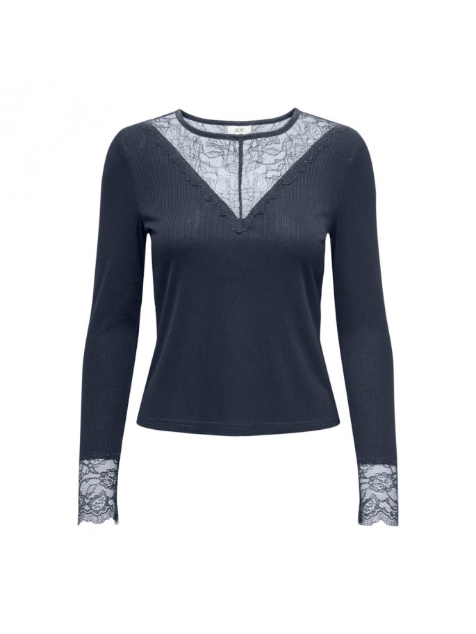 JDY ROXY TOP COLOR AZUL OSCURO /...