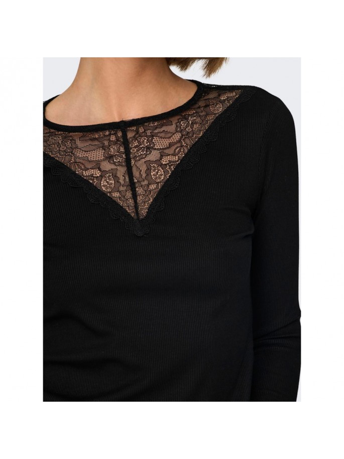 JDY ROXY  TOP COLOR NEGRO - SUAVE Y...