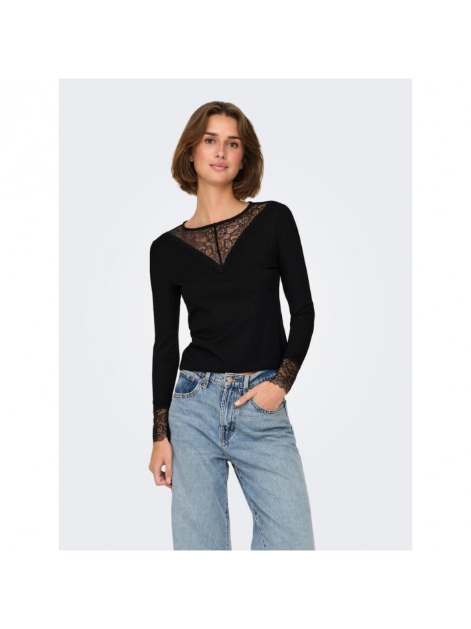 JDY ROXY  TOP COLOR NEGRO - SUAVE Y...