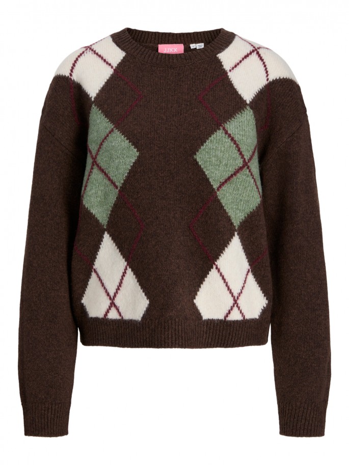 JJXX JERSEY DE PUNTO COLOR MARRON -...