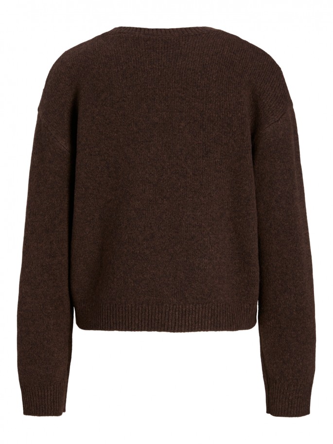 JJXX JERSEY DE PUNTO COLOR MARRON -...
