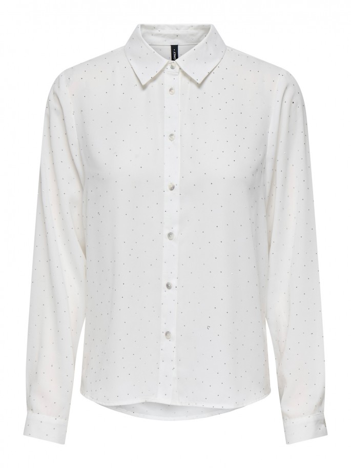 ONLY ZEKE CAMISA COLOR BLANCO -...