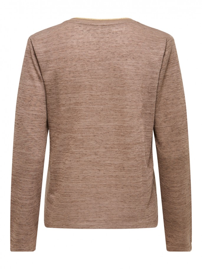 ONLY BEATRICE TOP COLOR MARRON CLARO...