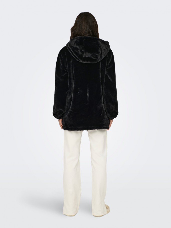 ONLY CANDY ABRIGO COLOR NEGRO -...