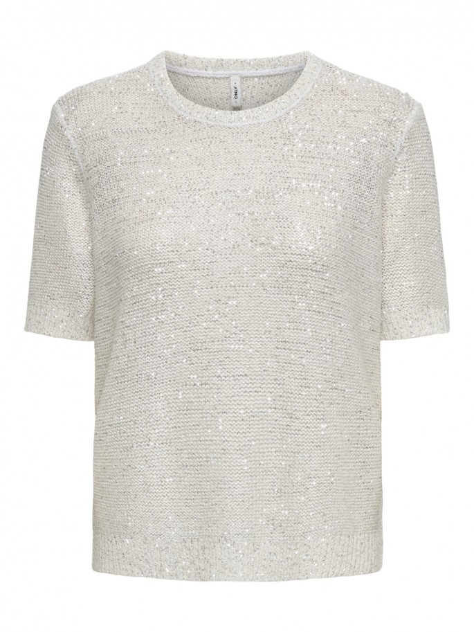 ONLY ABBY JERSEY DE PUNTO COLOR NEGRO...