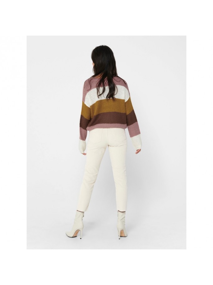 JDY JERSEY DE PUNTO COLOR MARRON -...