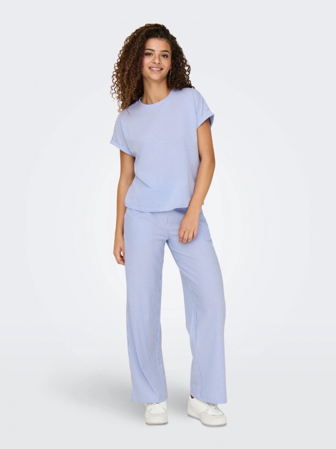 JDY Camiseta NELLI para Mujer Cuello...