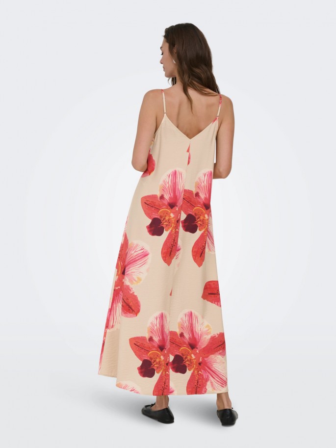 ONLRESI-ELANOR Vestido Largo con...
