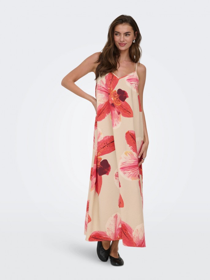 ONLRESI-ELANOR Vestido Largo con...