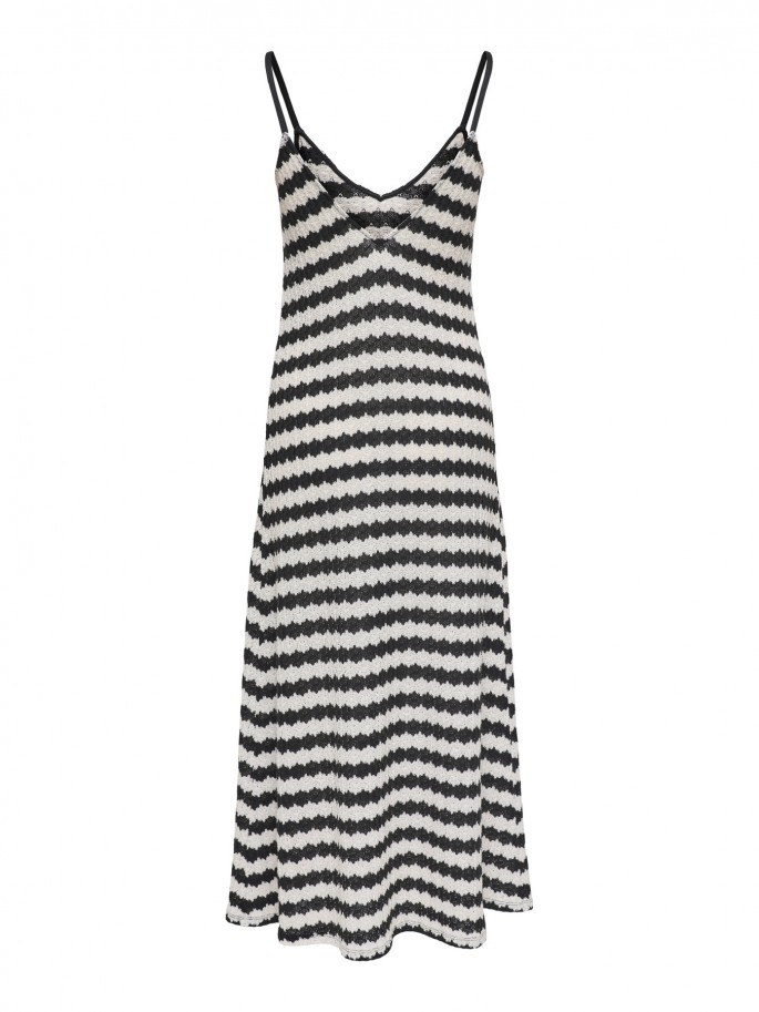 EVARA Vestido ONLY de Cuello en V Sin...
