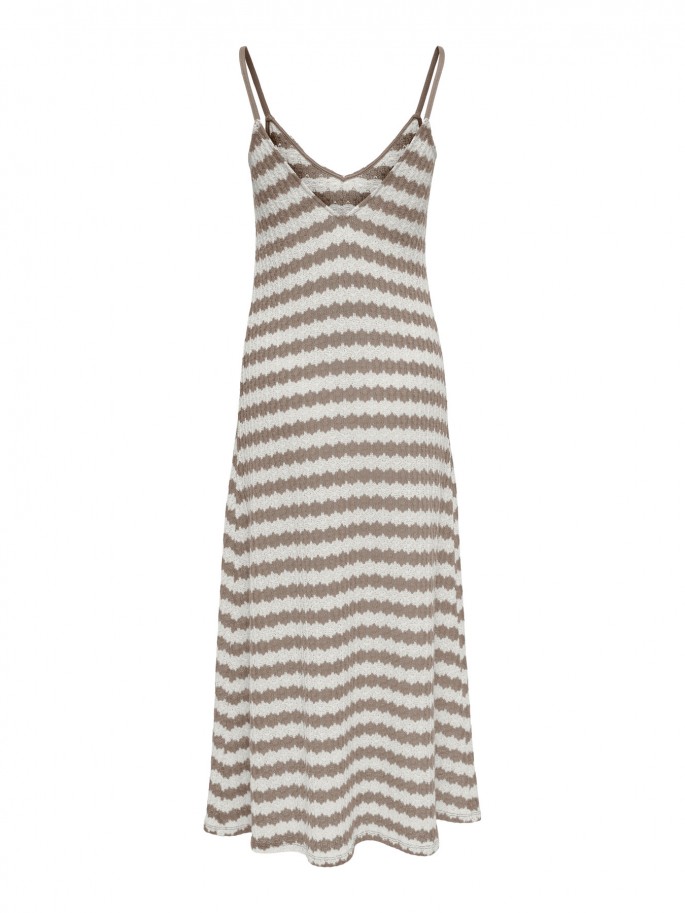 EVARA Vestido ONLY de Cuello en V Sin...